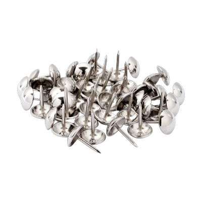 Гвозди мебельные, хром (100 г)