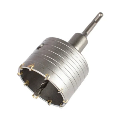 <b>Коронка</b> буровая Силач 80 мм SDS+ в сборе (023745)