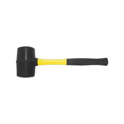 Киянка резиновая 340 г, фибергласовая рукоятка, Fit