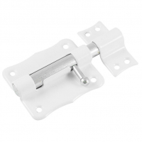 Задвижка накладная  фигурная, с полимерным покрытием, 60 мм