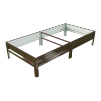 Грядка Sokrof RAL 8017 (шоколадно-коричневый) 5,75х0,65х0,2м