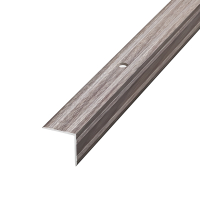 Порог угловой 20х20 мм  наружный (0,9 м), Дуб дымчатый