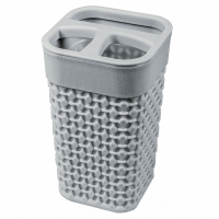 Стакан для зубных щеток Plast Team Oslo, серый шторм