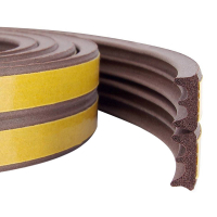 Уплотнитель для окон коричневый Е профиль 10м