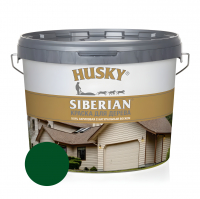 Краска акриловая для дерева HUSKY SIBERIAN RAL 6020, темно-зеленый 2,7 л