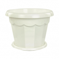 Горшок для цветов Гармония М1409 1,5 л, белый