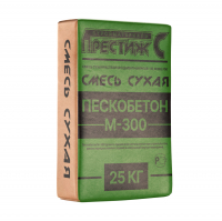 Сухая смесь М-300 пескобетон 25 кг