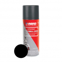 Грунт аэрозольный ABRO акриловый, черный 272 мл