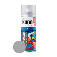 Грунт аэрозольный KUDO для пластика, серый 520 мл