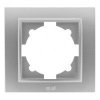 Рамка Zena 1-местная, серая