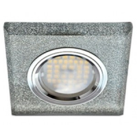 Спот Ecola DL1651 Квадрат серебряный блеск/хром