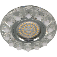 Спот Feron CD7570 прозрачный/белый, с подсветкой