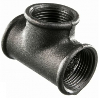 Тройник 40 черный 1 1/2"