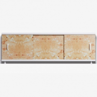 Экран для ванны 1,5 м "Оптима" пластиковый Коричневый камень