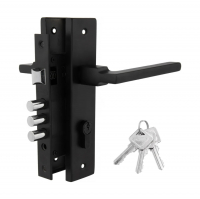 Замок врезной Palidore LHS 6237-220 Black, 3 ключа