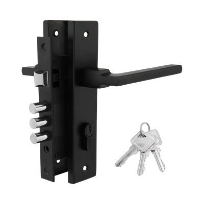 Замок врезной Palidore LHS 6237-220 Black, 3 ключа