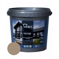 Краска Veres Facade для деревянных фасадов акриловая матовая, бежевая пудра 0,9 л