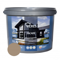 Краска Veres Facade для деревянных фасадов акриловая матовая, бежевая пудра 2,7 л