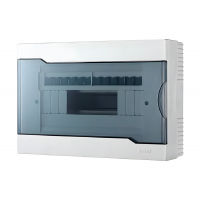 Бокс Lezard ЩРН-П-8 модулей навесной пластиковый, дымчатая дверца