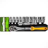 Набор торцевых головок  6-гранных 1/2" 10-24 мм, Pobedit (12 шт)