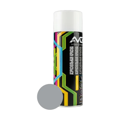 Эмаль аэрозольная AVG акриловая RAL 7040, серый 380 г