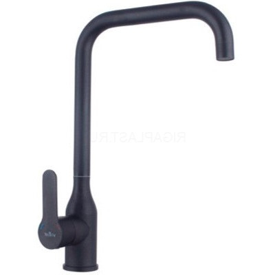 Смеситель для <b>кухни</b> VIEIR V15030C  нержавеющая сталь Черный