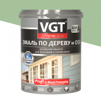 Эмаль акриловая VGT Профи по дереву, Фисташковая (1 кг)