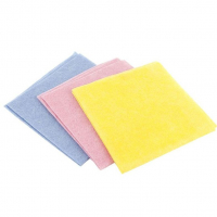 Салфетки для уборки 30х30 см, вискоза, Рыжий кот (3 шт)