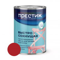 Эмаль акриловая Престиж с ароматом яблока, красная 0,9 кг