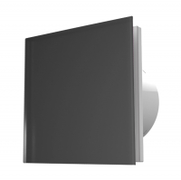 Вытяжной вентилятор Era Aeon 4C 100 мм + панель РА4/5 175х175 мм Matt black, черный