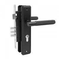 Замок врезной Булат ЗВ 4-3.70.02.02 Ферон,черный