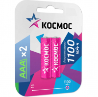 Аккумулятор Космос R03 1100mAh, 2 шт