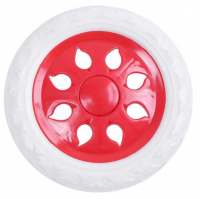 Колесо для сумки-тележки, пластик/резина, D=160 мм