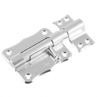 Задвижка накладная  фигурная, оцинкованная, 50 мм