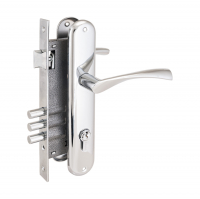 Замок врезной Аллюр 0203CR, хром