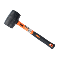 Киянка <b>резиновая</b> Gramex 450 г, фибергласовая рукоятка (018297)