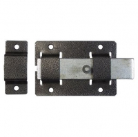 Задвижка дверная ЗД-02, серебро