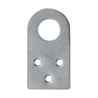 Проушина прямая 30х70 мм, d=15 мм, цинк