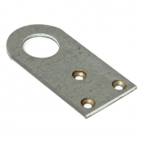 Проушина прямая 18х50 мм, d=10 мм, цинк