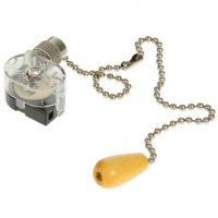 Выключатель для бра, с цепочкой, хром