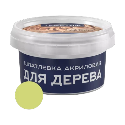 Шпатлевка Престиж по дереву акриловая, дуб 0,3 кг