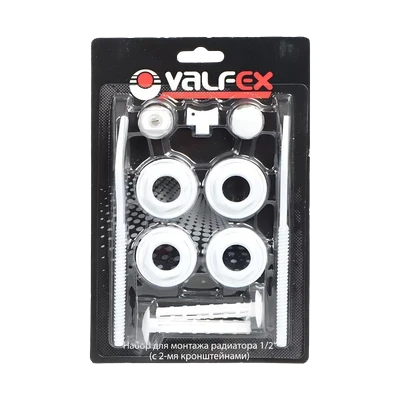 Набор для радиатора Valfex 1/2" + 2 кронштейна