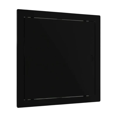Лючок пластиковый 20х20 см нажимной, черный (L2020N Black)