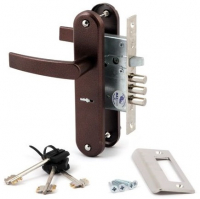 Замок врезной ЗВ9-6/13-77311 (медь)