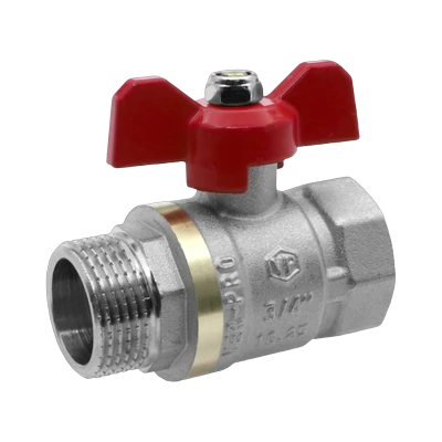 Кран шаровой Vieir VER578-01 1/2" бабочка г/ш
