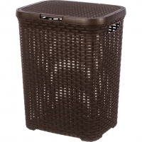 Корзина для белья, Ротанг, коричневая (40 л)