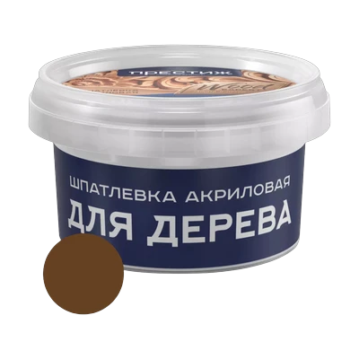 Шпатлевка Престиж по дереву акриловая, тик 0,3 кг