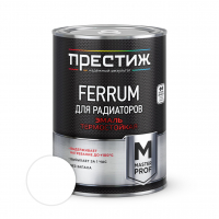 Эмаль для радиаторов Престиж Ferrum акриловая, Белая 0,9 кг