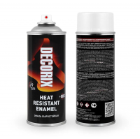 Эмаль аэрозольная Decorix жаростойкая, сигнальный белый 520 мл