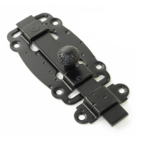 Задвижка фигурная ЗД- 100-Пл, черный матовый